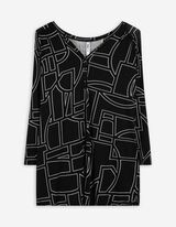 Shirt - Viskose-Anteil - schwarz