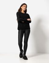 Pulover - Okrasni kamni - crna