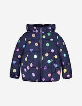 Steppjacke - Allover-Muster - dunkelblau