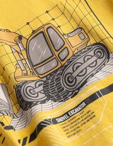 Shirt - Frontprint - gelb