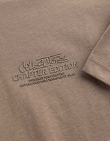 T-Shirt - Print - Taupe