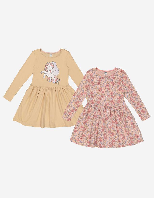 Mädchen Kleid - 2er-Pack 