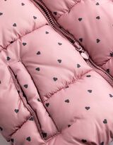 Weste - Allover-Print - Rosa