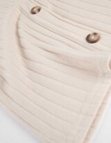 Maglia a manica lunga - Bottoni decorativi - beige