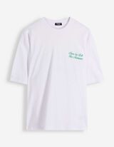 T-Shirt - R&uuml;ckenprint - wei&szlig;