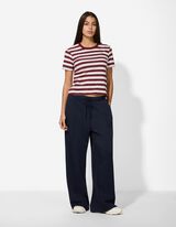 Hose - einfarbig - dunkelblau