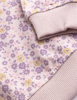 Sweatshirt - Florales Muster - Flieder