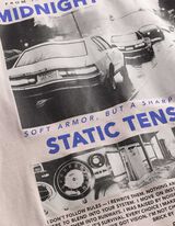 T-Shirt - R&uuml;ckenprint - beige