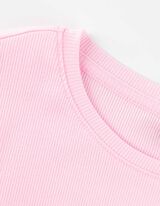 T-shirt - A costine - rosa