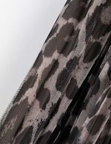 Sukňa - Záhyby - bezova