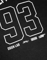 Mikina s kapucňou - Predné tlač - cierna