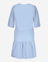 Abito - Scollo a V - celeste