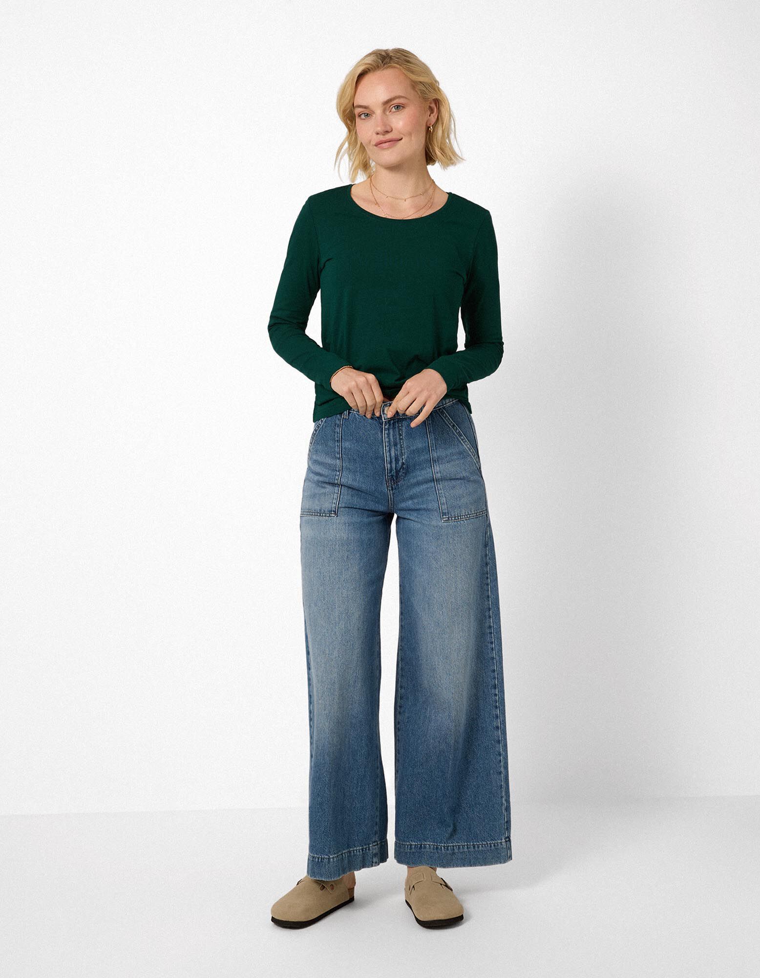 Langarmshirt - 2er-Pack
