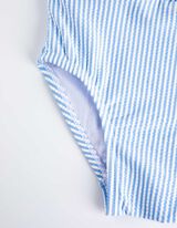 Jednodielne plavky - Vol&aacute;ny - biely