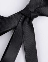 Haarschmuck - Leopardenmuster - schwarz