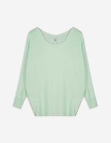 Pullover - Oversized Fit - grün