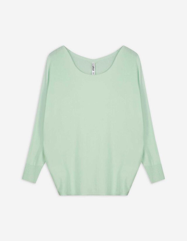 Pullover - Oversized Fit - grün