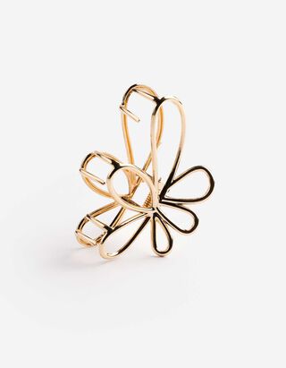 Forcina per capelli - Dettagli metallizzati - oro