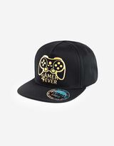 Basecap - Druckknopf-Lasche - schwarz