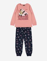 Komplet pidžame od sportske majice i hlača - Minnie Mouse - tamno plava