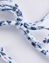 Bikinitop - Allover-Print - silberfarben