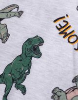 Eșarfă loop - Imprimeu allover - Gri deschis