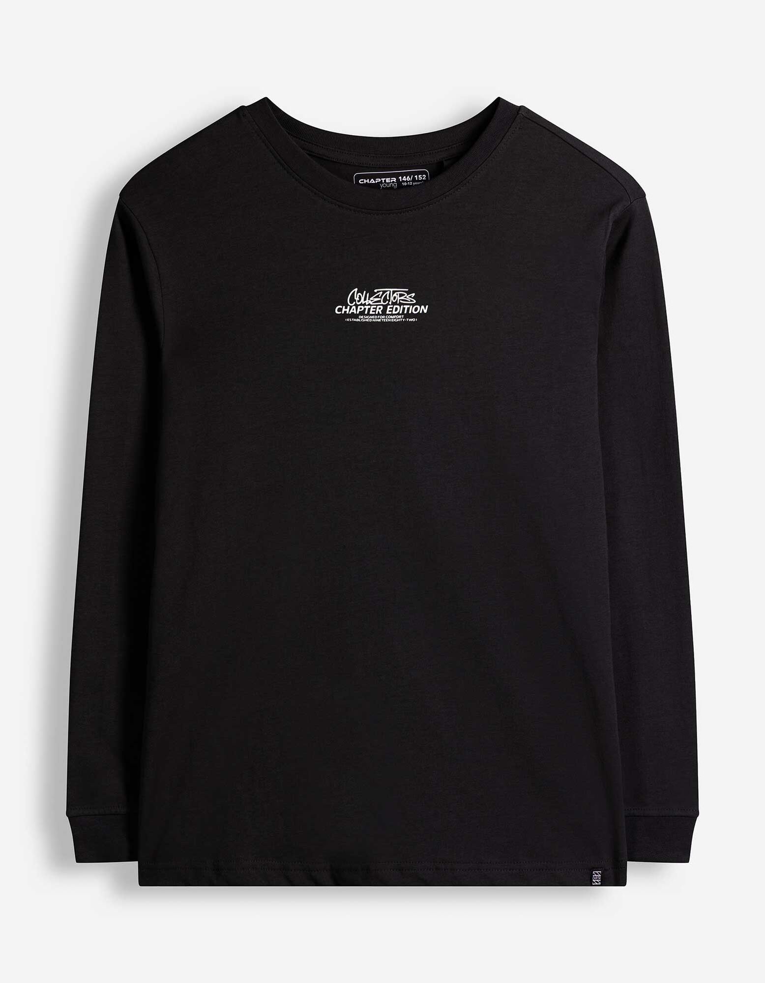 Longsleeve - Oversized fit - Zwart
