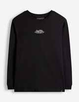 Longsleeve - Oversized fit - Zwart