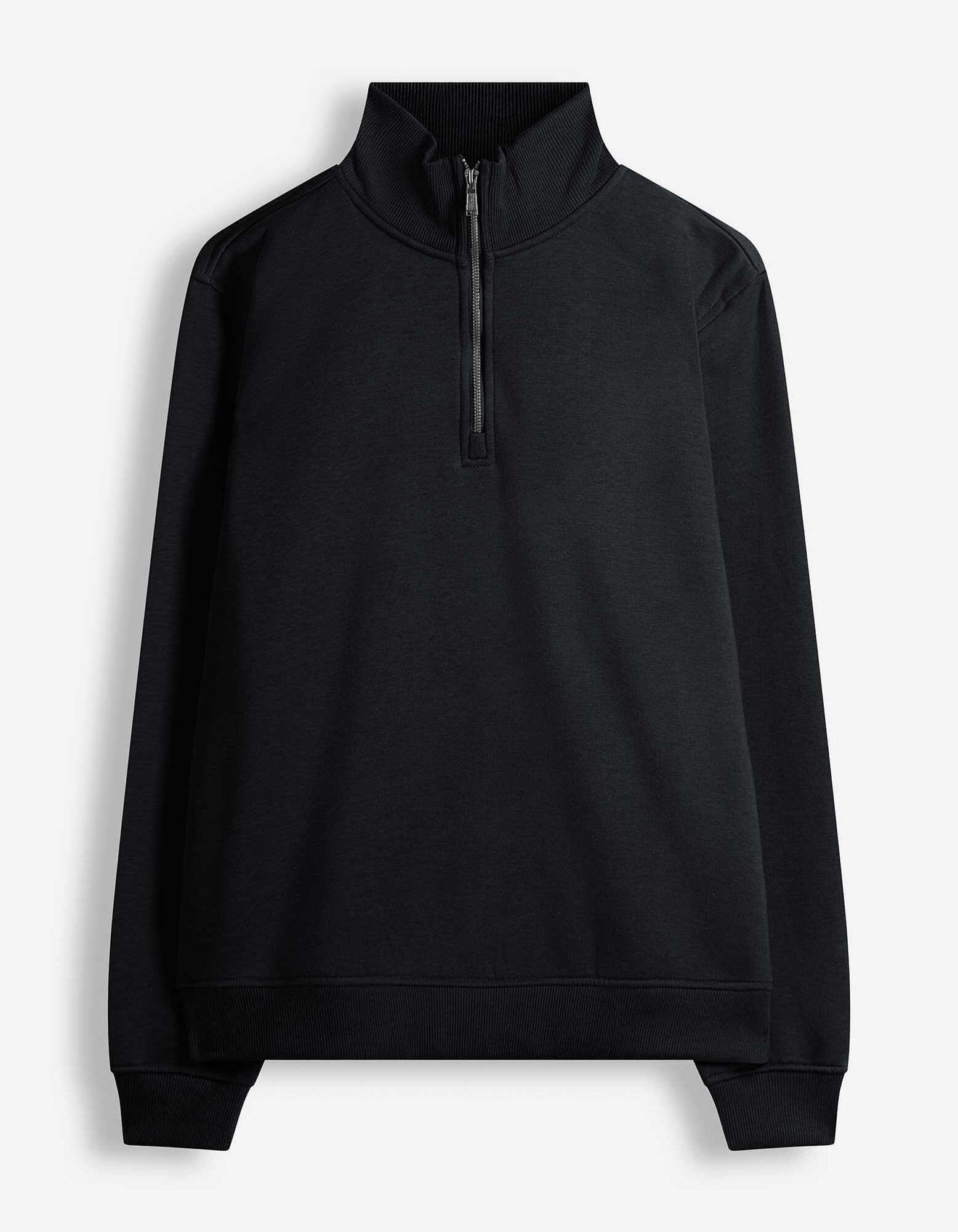 Sweatshirt - Troyer - Schwarz