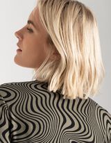 Hossz&uacute; ujj&uacute; felső - LENZING&trade; ECOVERO&trade; - s&ouml;t&eacute;tz&ouml;ld