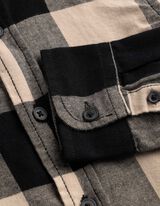 Hemd - Karomuster - schwarz