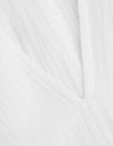 Bluse - Musselin - weiß