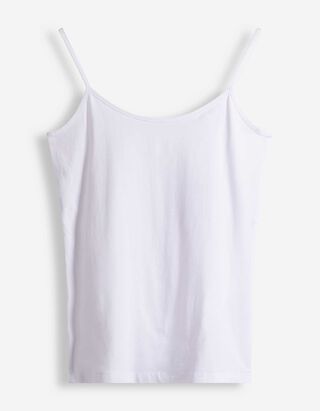 Top - Tinta unita - bianco