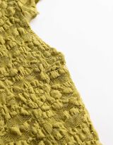 T-Shirt - Muschelsaum - Gr&uuml;n