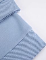 Mikina - Okr&uacute;hly v&yacute;strih - svetlomodra