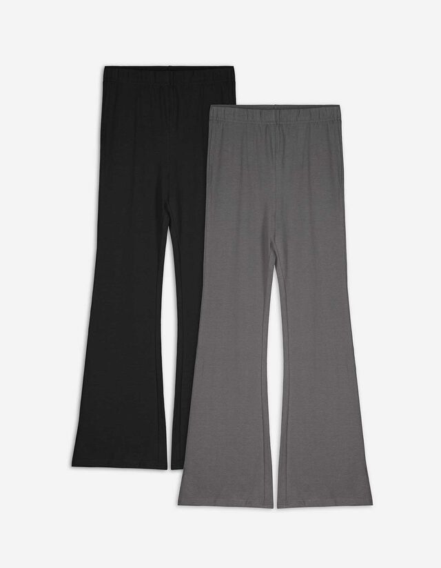 Hose - 2er-Pack - schwarz