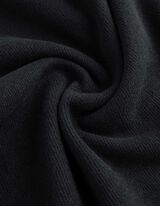 Sweatshirt - Tunnelzug am Saum - schwarz