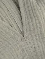 Abito blusato - Mussola - verde