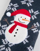 Calze morbide - Natale - blu scuro