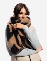 Sjaal - Wol look - beige