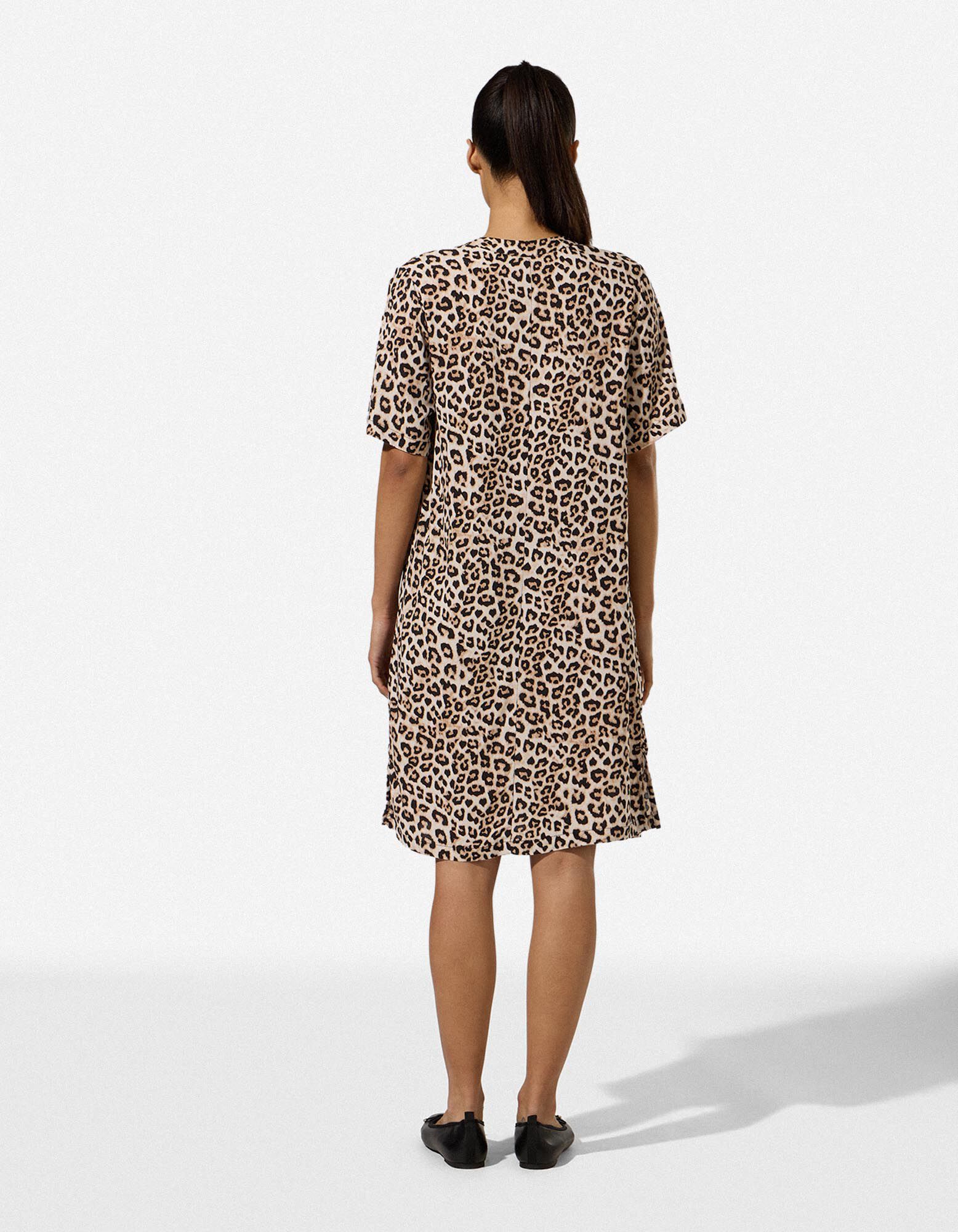 Jurk - Print all-over - Beige
