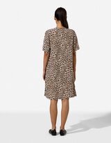 Jurk - Print all-over - Beige