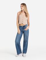 Gilet - Percentuale di viscosa - beige