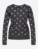 Pyjamashirt - Ribboorden - donkergrijs