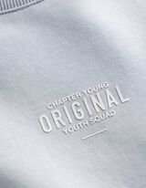 T-shirt - Sweatstof - lichtblauw