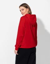Hoodie - Kangurutasche - rot