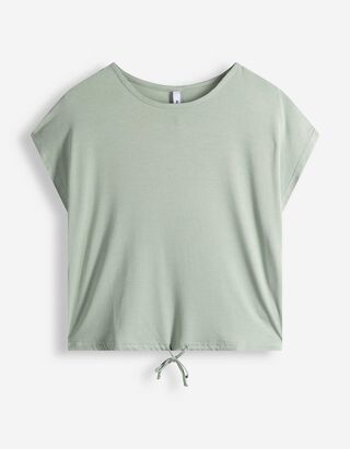 T-Shirt - Knotendetail - t&uuml;rkis