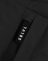 Mantel - Kapuze mit Tunnelzug - schwarz