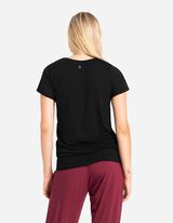 Tričko - LENZING&trade; ECOVERO&trade; - cierna