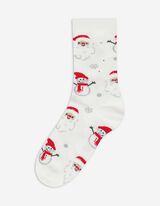 Chaussettes - Le jour de Noël - blanc